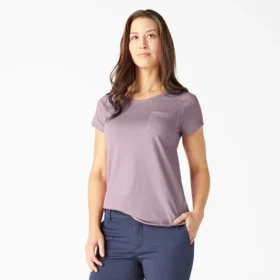 Camiseta de pantalón corto con bolsillos y efecto refrescante para mujer