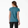 Camiseta de pantalón corto con bolsillos y efecto refrescante para mujer Camiseta de pantalón corto con bolsillos y efecto refrescante para mujer
