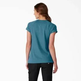 Camiseta de pantalón corto con bolsillos y efecto refrescante para mujer