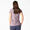 Camiseta de pantalón corto con bolsillos y efecto refrescante para mujer Camiseta de pantalón corto con bolsillos y efecto refrescante para mujer