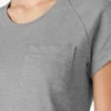 Camiseta de pantalón corto con bolsillos y efecto refrescante para mujer Camiseta de pantalón corto con bolsillos y efecto refrescante para mujer