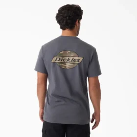 Camiseta de pantalón corto con logo de camuflaje