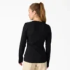 Camiseta Henley de cuello redondo para mujer Camiseta Henley de cuello redondo para mujer