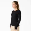 Camiseta Henley de cuello redondo para mujer Camiseta Henley de cuello redondo para mujer