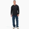 Camiseta Henley de manga larga
