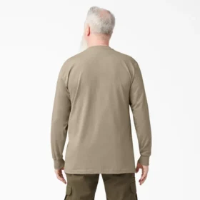 Camiseta Henley de manga larga de tejido grueso