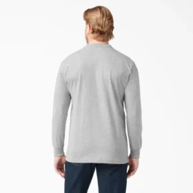 Camiseta Henley de manga larga de tejido grueso