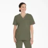 Camiseta médica unisex con cuello en V de Eds Signature