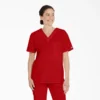 Camiseta médica unisex con cuello en V de Eds Signature