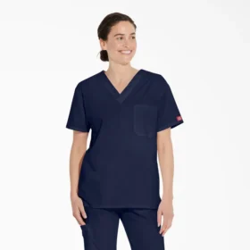 Camiseta médica unisex con cuello en V de Eds Signature Camiseta médica unisex con cuello en V de Eds Signature