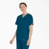 Camiseta médica unisex con cuello en V de Eds Signature
