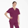 Camiseta médica unisex con cuello en V de Eds Signature