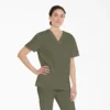 Camiseta médica unisex con cuello en V de Eds Signature