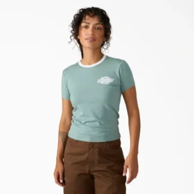 Camiseta Plainville Ringer para mujer