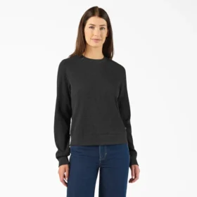 Camiseta térmica de cuello redondo para mujer
