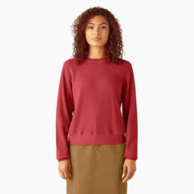Camiseta térmica de cuello redondo para mujer