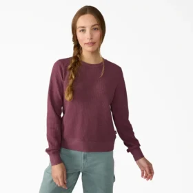 Camiseta térmica de cuello redondo para mujer