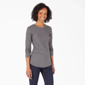 Camiseta térmica de manga larga para mujer