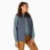 Chaleco de lona de algodón para mujer con forro polar Chaleco de lona de algodón para mujer con forro polar