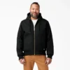 Chaqueta con capucha de lona rígida