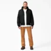 Chaqueta con capucha de lona rígida