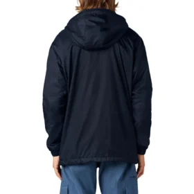 Chaqueta con capucha de nailon y forro polar