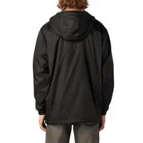 Chaqueta con capucha de nailon y forro polar