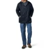 Chaqueta con capucha de nailon y forro polar