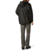 Chaqueta con capucha de nailon y forro polar Chaqueta con capucha de nailon y forro polar