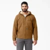 Chaqueta con capucha y forro polar de pelo largo