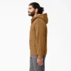 Chaqueta con capucha y forro polar de pelo largo