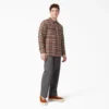 Chaqueta de camisa de franela con forro acolchado Chaqueta de camisa de franela con forro acolchado