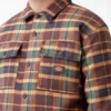 Chaqueta de camisa de franela con forro acolchado Chaqueta de camisa de franela con forro acolchado