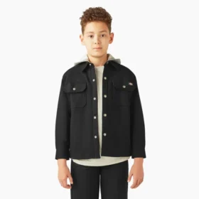Chaqueta de camisa de lona para niño