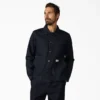 Chaqueta de denim Barn con diseño en espiga y ribete Chaqueta de denim Barn con diseño en espiga y ribete