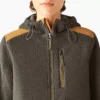 Chaqueta de forro polar de pelo largo para mujer Chaqueta de forro polar de pelo largo para mujer