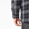 Chaqueta de franela con capucha