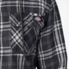 Chaqueta de franela con capucha