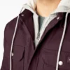 Chaqueta de franela con capucha Chaqueta de franela con capucha