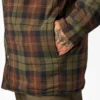 Chaqueta de franela con capucha