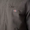 Chaqueta de lona de algodón con forro de manta