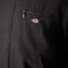 Chaqueta de lona de algodón con forro de manta