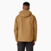 Chaqueta de lona de algodón con forro polar de pelo largo
