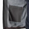 Chaqueta de lona de algodón con forro polar de pelo largo