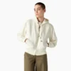 Chaqueta de lona de algodón para mujer con forro polar Chaqueta de lona de algodón para mujer con forro polar