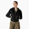 Chaqueta de lona de algodón para mujer con forro polar Chaqueta de lona de algodón para mujer con forro polar