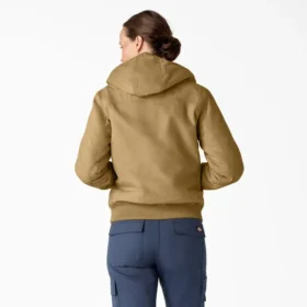 Chaqueta de lona de algodón para mujer con forro polar Chaqueta de lona de algodón para mujer con forro polar