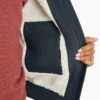 Chaqueta de lona de algodón para mujer con forro polar Chaqueta de lona de algodón para mujer con forro polar