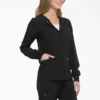 Chaqueta de trabajo con botones a presión Eds Essentials para mujer Chaqueta de trabajo con botones a presión Eds Essentials para mujer