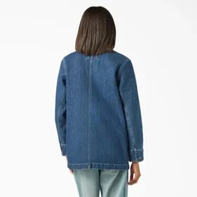 Chaqueta de trabajo de corte holgado para mujer